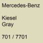 Preview: Mercedes-Benz, Kiesel Gray, 701 / 7701.